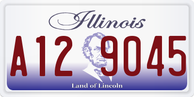 IL license plate A129045