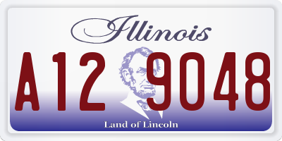 IL license plate A129048