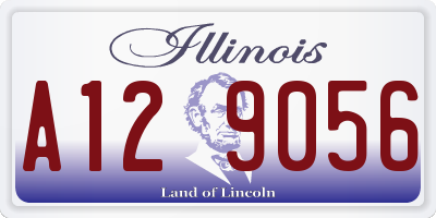 IL license plate A129056