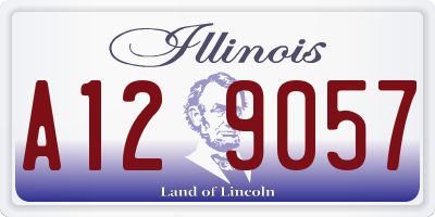 IL license plate A129057
