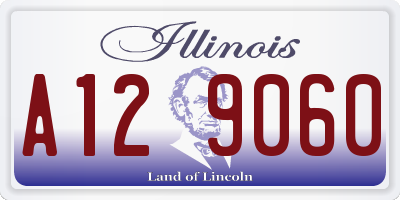 IL license plate A129060