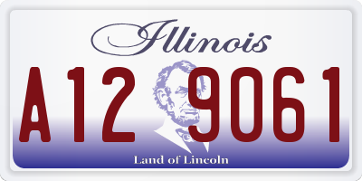 IL license plate A129061