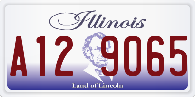 IL license plate A129065