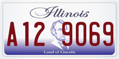 IL license plate A129069