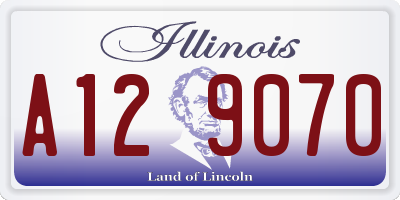IL license plate A129070