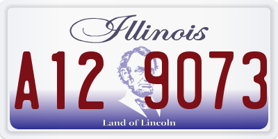 IL license plate A129073