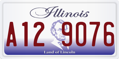 IL license plate A129076