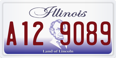IL license plate A129089