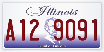 IL license plate A129091