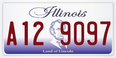 IL license plate A129097