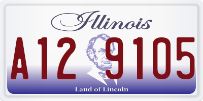IL license plate A129105