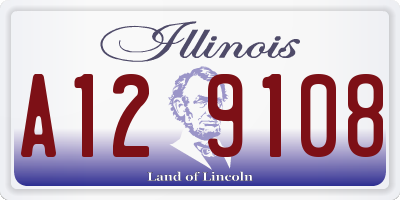 IL license plate A129108