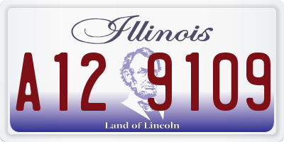 IL license plate A129109