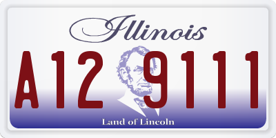 IL license plate A129111