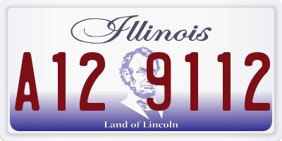 IL license plate A129112