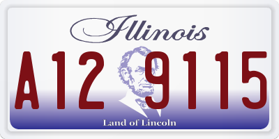 IL license plate A129115