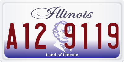 IL license plate A129119