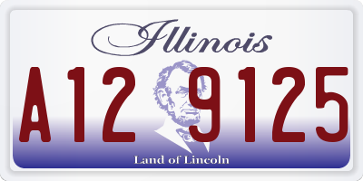 IL license plate A129125