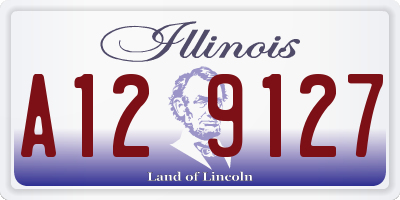 IL license plate A129127