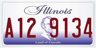 IL license plate A129134