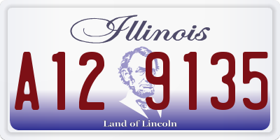 IL license plate A129135