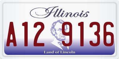 IL license plate A129136