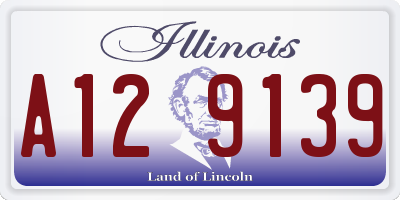 IL license plate A129139