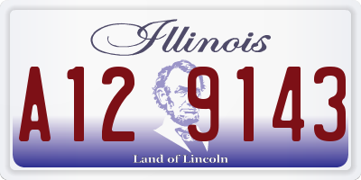 IL license plate A129143
