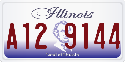 IL license plate A129144