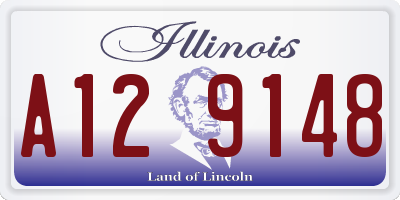 IL license plate A129148
