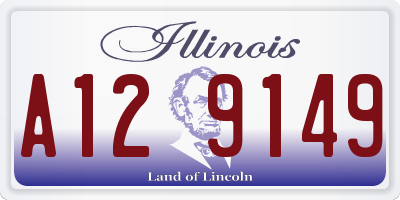 IL license plate A129149