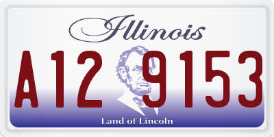 IL license plate A129153