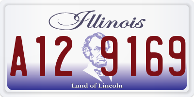 IL license plate A129169