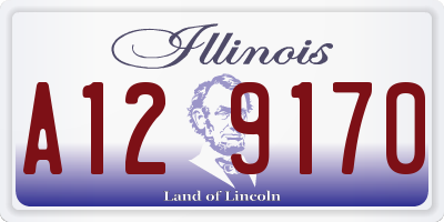 IL license plate A129170