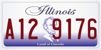 IL license plate A129176