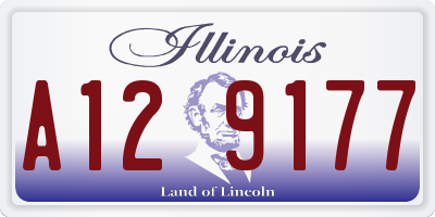 IL license plate A129177