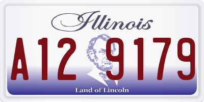 IL license plate A129179