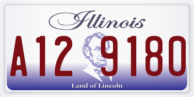 IL license plate A129180