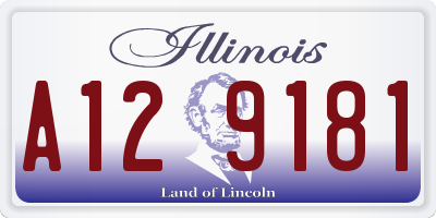 IL license plate A129181