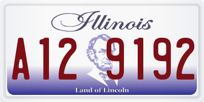 IL license plate A129192
