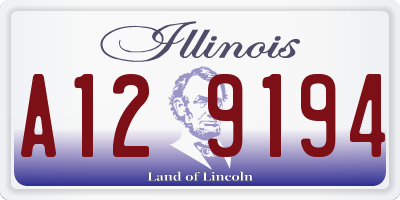 IL license plate A129194