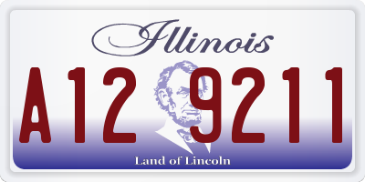 IL license plate A129211