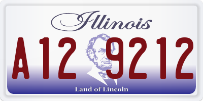 IL license plate A129212