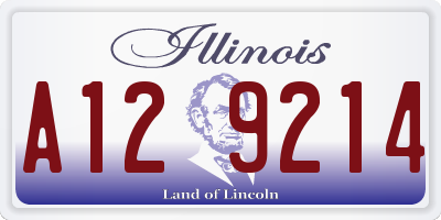 IL license plate A129214