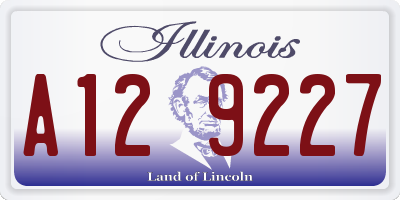 IL license plate A129227