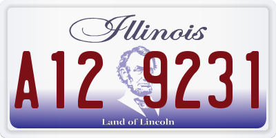 IL license plate A129231