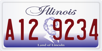 IL license plate A129234