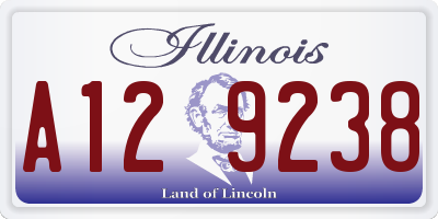 IL license plate A129238