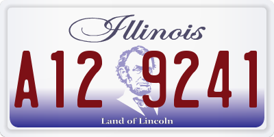 IL license plate A129241