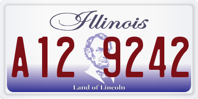 IL license plate A129242